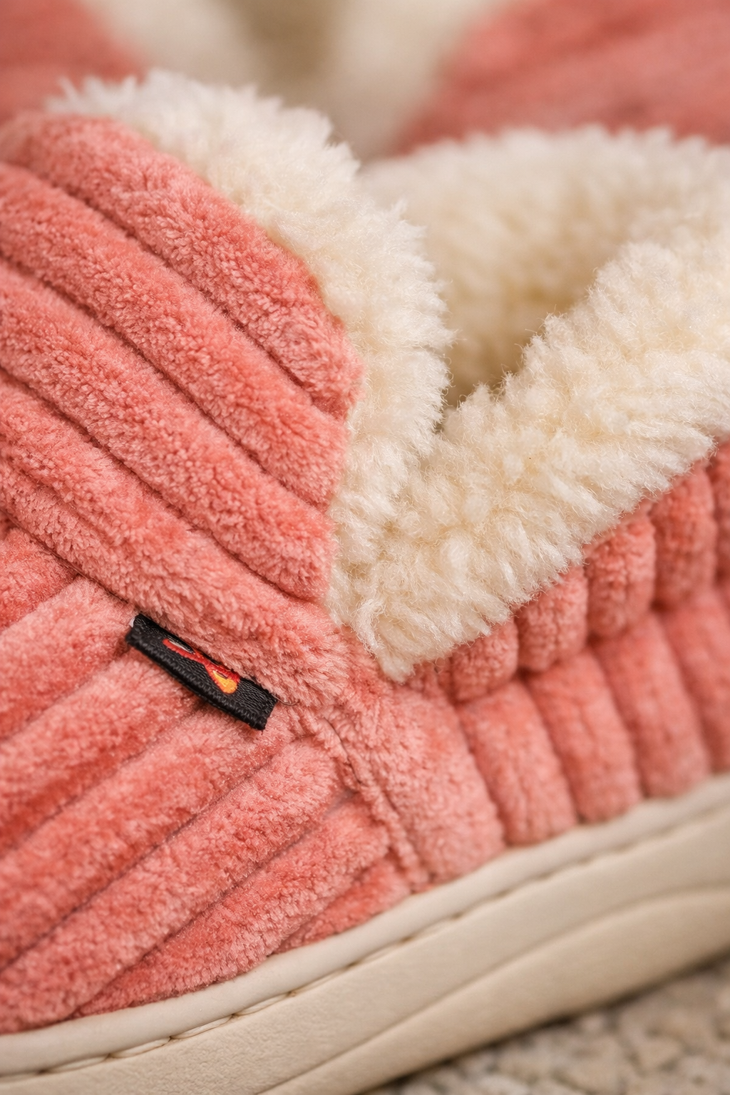 CloudSoft Corduroy Fleece Slippers